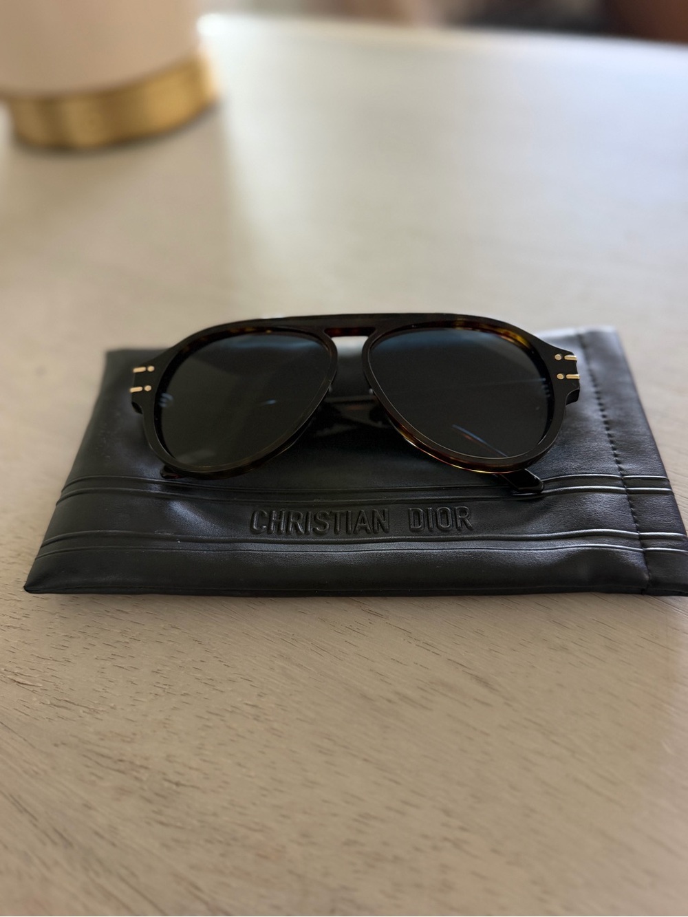 Dior Aviator Sunglasses - Dark Lens